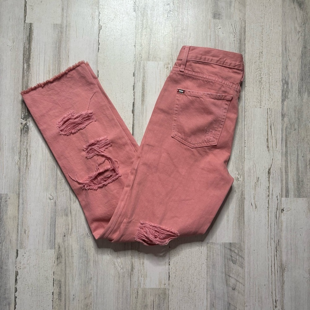 Alice + Olivia Genevieve Double Ripped Jeans Size 26 - Picture 6 of 6